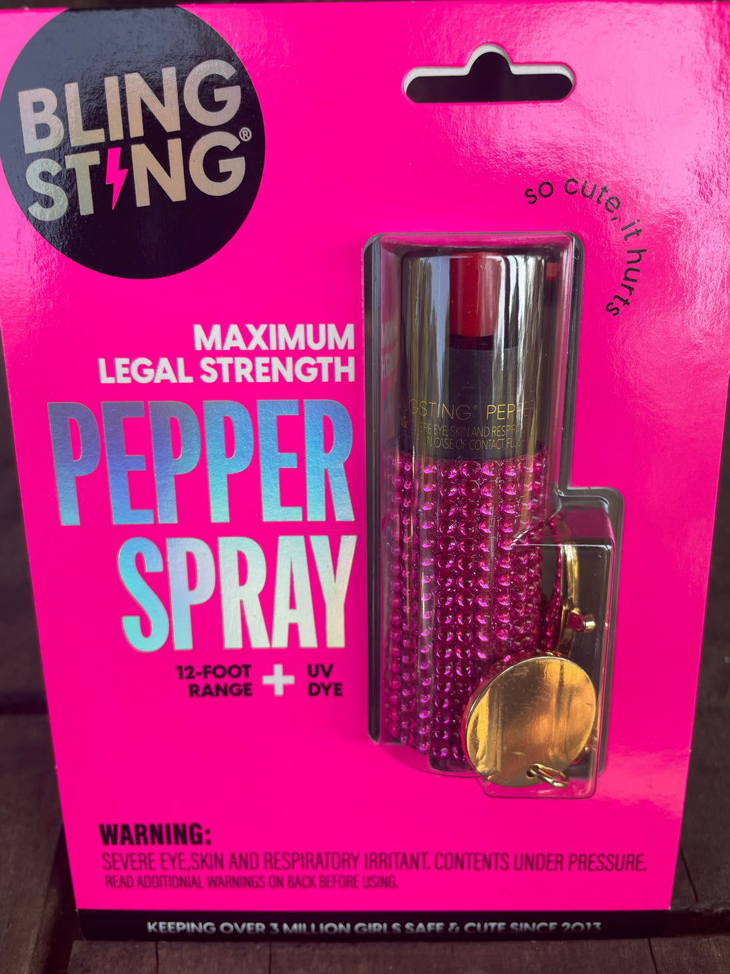 Bling pepper spray