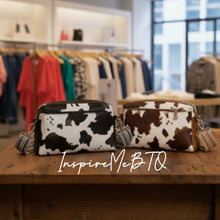 Load image into Gallery viewer, Cow print purse
