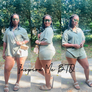 Riri linen short set